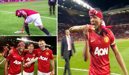 Suarez Diejek Evra dengan Menggigit Lengan Palsu